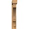 Ekena Millwork Balboa Block Rough Sawn Bracket w/ Offset Brace, Western Red Cedar, 6"W x 34"D x 38"H BKT0604X34X38BOA05RWR - alternate 4